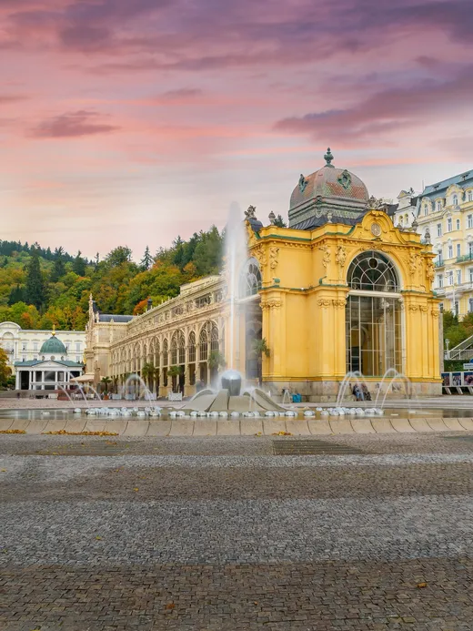 Zpívající fontána v Mariánských Lázních