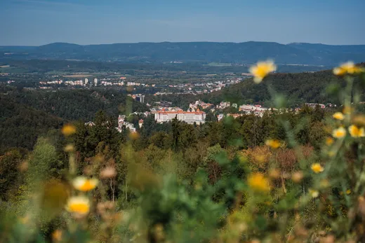 Výhled na Karlovy Vary